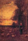 George Inness End of Day painting